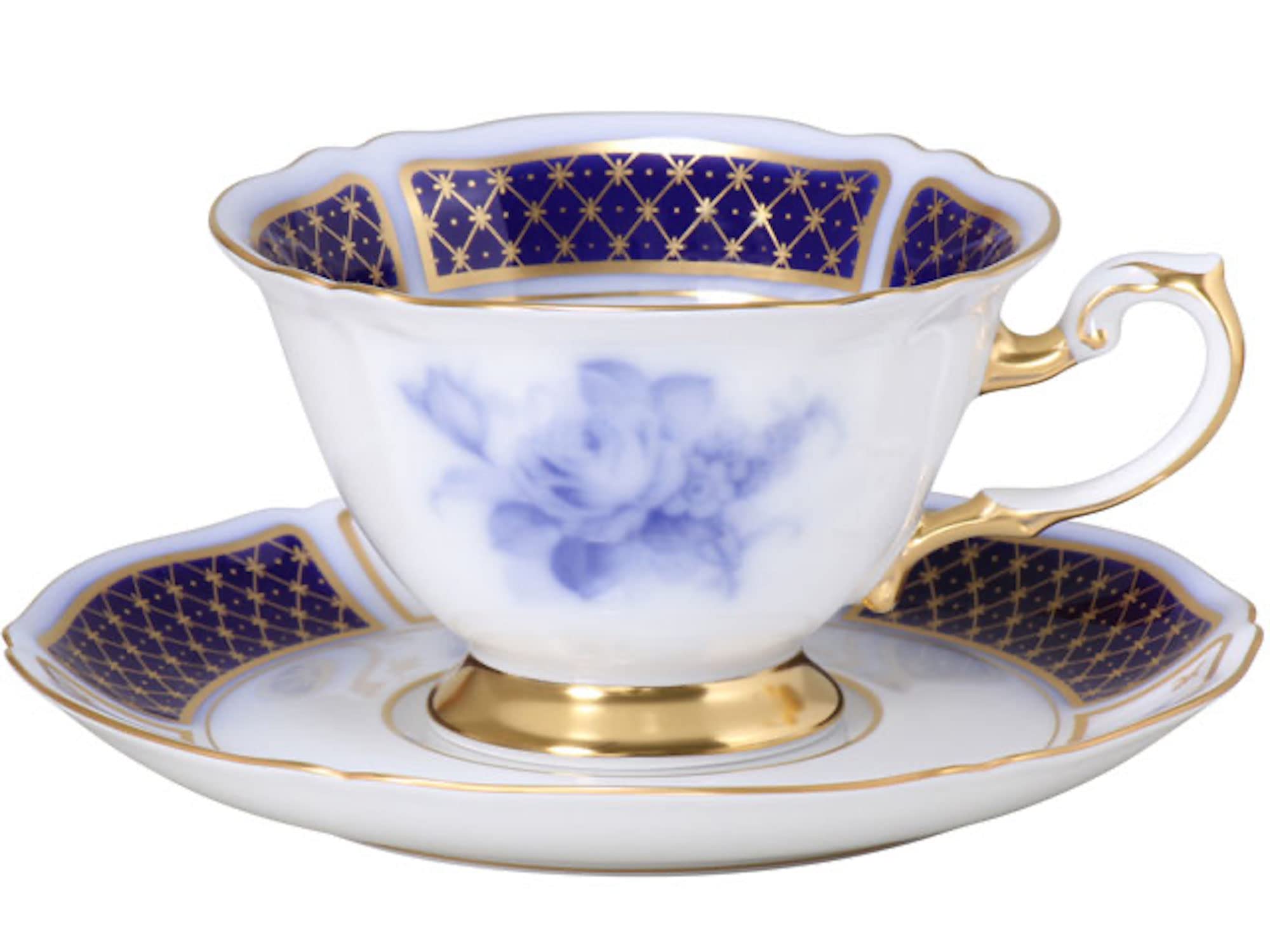 

Окура Арт Поттері, Чашка та блюдце Окура Блакитний Імператорський, Кава/Чай, Прибл.. 200 куб.см, Зроблено в Японії, 70c/9581