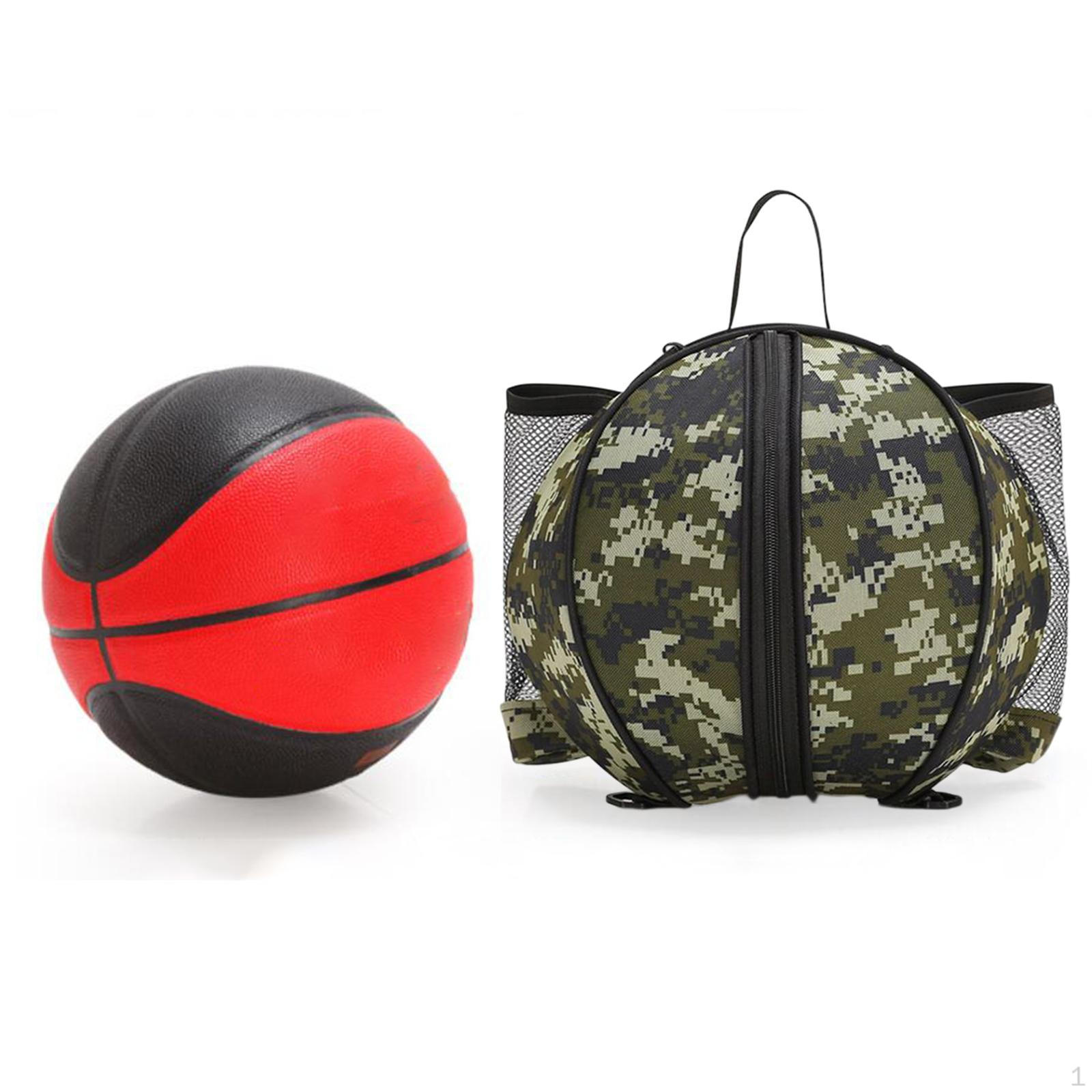 

Basketball Bag Backpack Soccer Adjustable Shoulder Strap Carrying Storage Waterproof for green