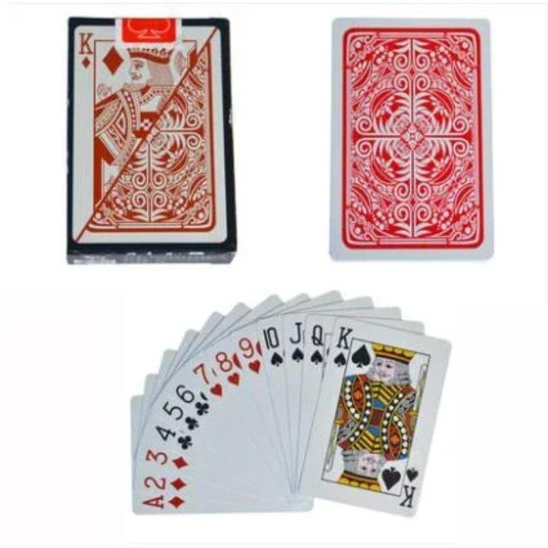 100% PVC Novo Padrão Plástico À Prova D 'Água Adulto Jogando Cartas Jogo de Cartas de Poker Jogos de Tabuleiro 58 * 88mm Cartas