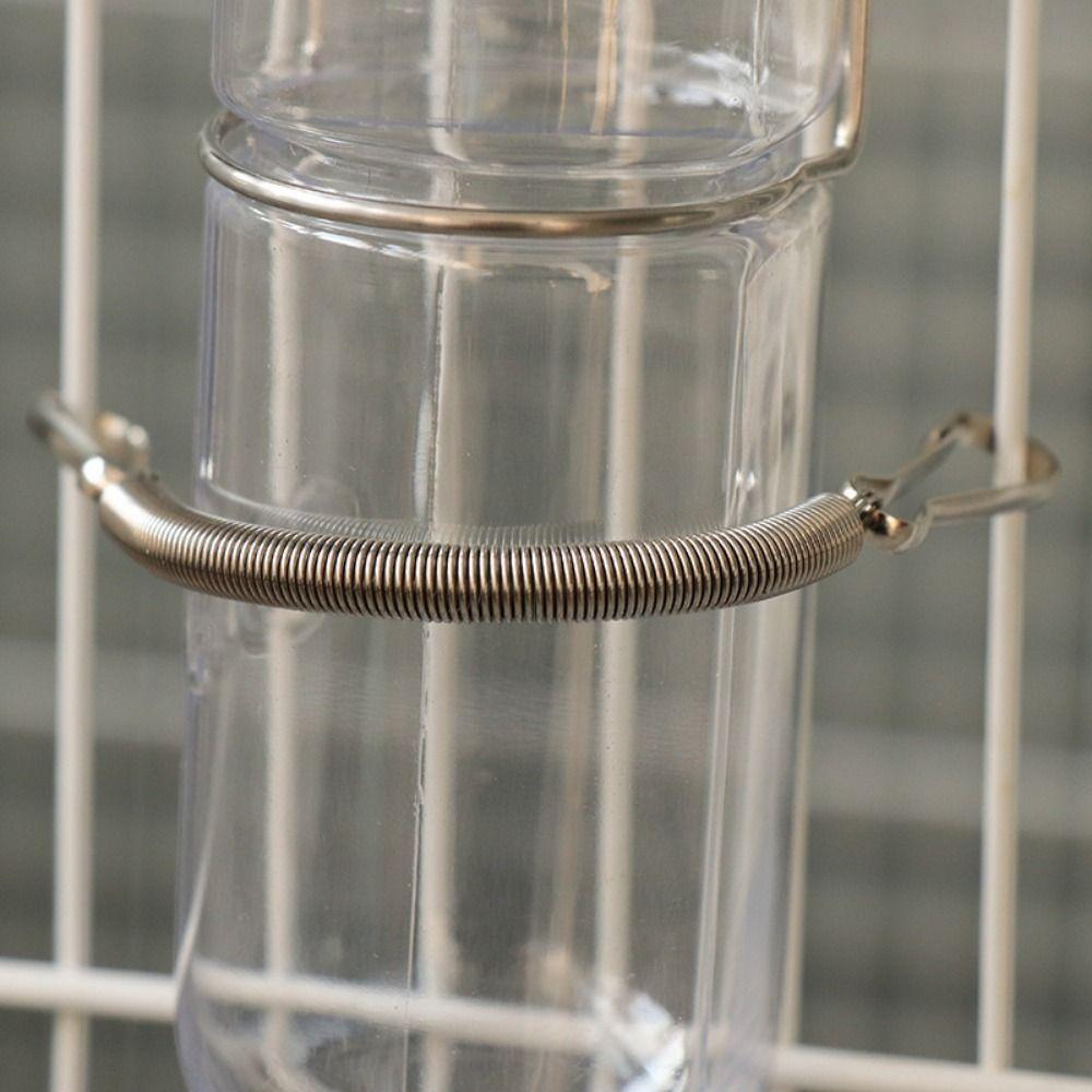Durable Spring Bracket Replacement Water Bottle Spring Clip Hamster Cage Accessories  Pet Supplies