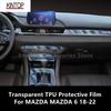 Voor MAZDA 6 18-22 Auto Interieur Middenconsole Transparante TPU Beschermfolie Krasbestendig Reparatie Folie Accessoires Refit