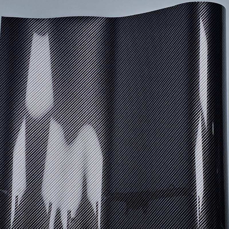 High Glossy Silver Forged Carbon Vinyl Wrap Self Adhesive DIY Styling Car Sticker Decal For Motorcycle Wrapping Car Accessories