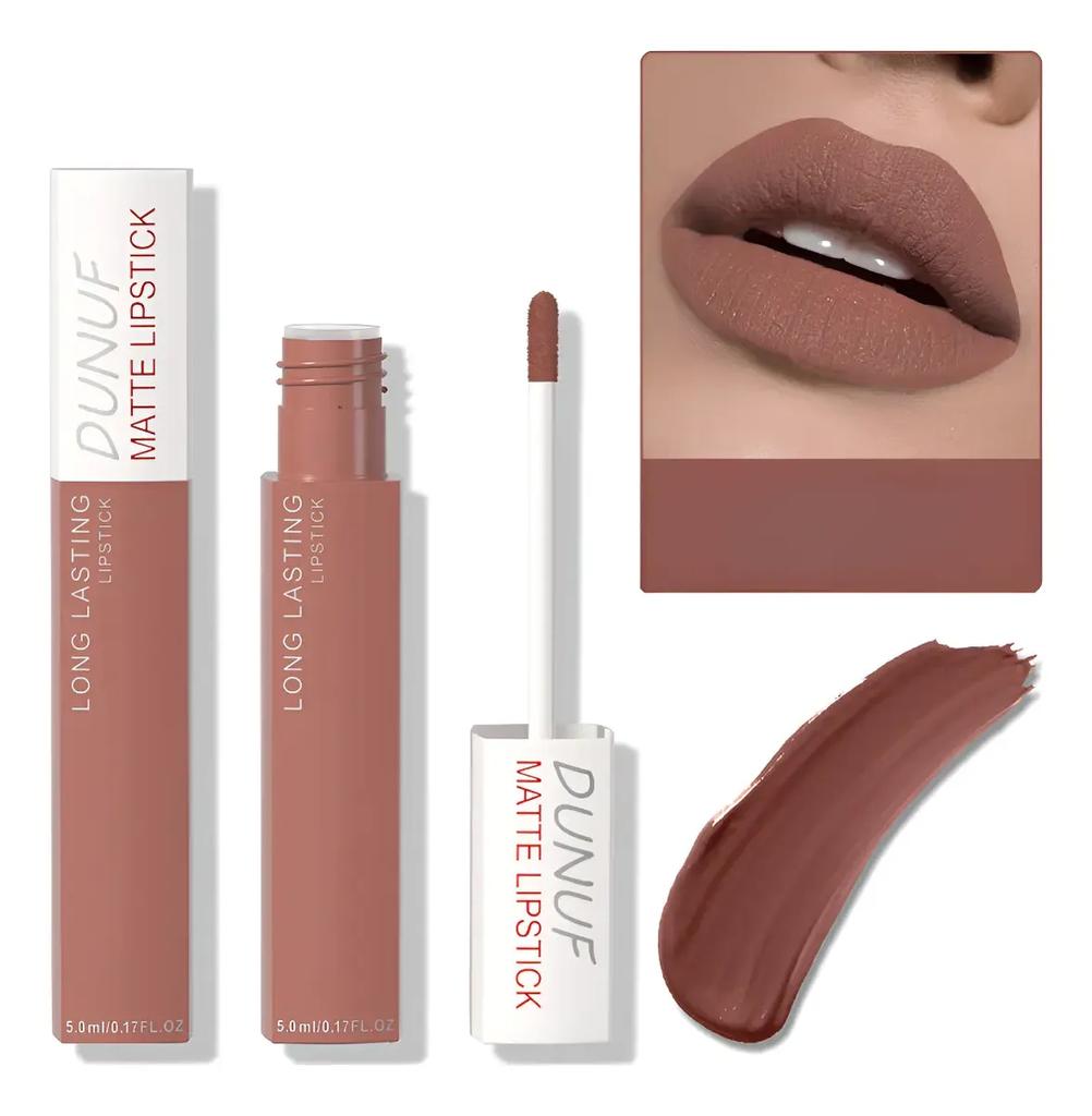 Dunuf Waterproof Matte Lip Gloss, Long Lasting