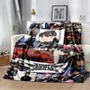 Babymetal combination warm printed blanket, office lounge sofa blanket, flannel household blanket multifunctional blanket