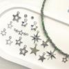 Fashion Forward Star Bead Adornment Unique Star Spacer Bead Crafting Accessories for Stylish Accessory Enthusiasts