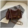 Korean Version of Large-capacity Tote Bag Women's 2025 New Autumn Texture Chain Shoulder Commuter Bag Retro Messenger Bag