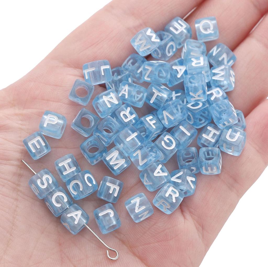 DIY Kids' Educational Alphabet & Number Beads - Acrylic Jewelry Making Kit
