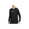 Nike T Shirts Men's Black Crew Neck Moderate DZ2897-010
