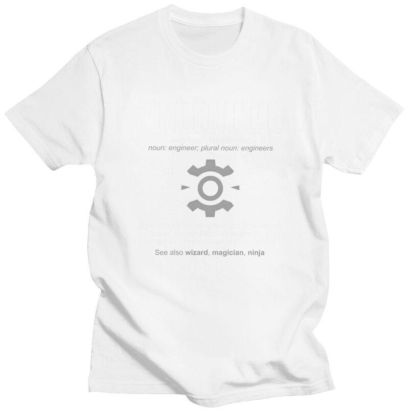 Custom Fashion Engineer Meaning T Shirts Men Tshirts Casual Tee Tops 100 Cotton Oversized Tshirt Merch