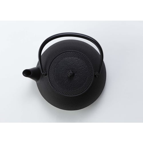 Iwachu Iron Kettle, Black Finish, 0.65L, Iron Kettle/Teapot, 5-Type New Arare, Induction Compatible, 12822
