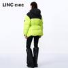 Jinyujie Women's Mid-length Thick Goose Down Jacket Y24801280-G