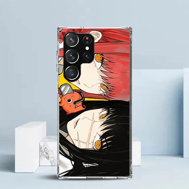 C-Kettensägenmanns Yoru Kriegsteufel Weiche Hülle für Samsung Galaxy S25 Edge S26 S24 S23 Ultra Handyhülle S22 S21 Plus S20 FE Druck Pat