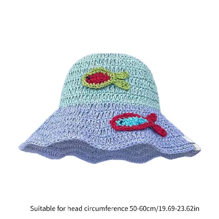 Female Travel Fisherman Hat Sun Hat Party Straw Hat Girl Photography Bucket Hat