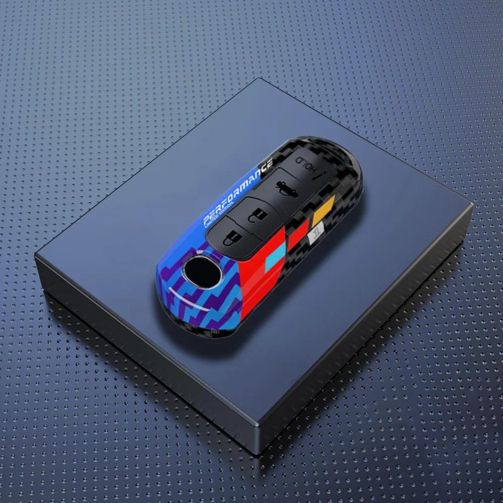 

Key Case for Car ABS Carbon Fiber Style Car Key Case Cover For Mazda 2 3 5 6 BL BM GJ Atenza Axela Demio CX-3 CX3 CX-5 CX5 CX7