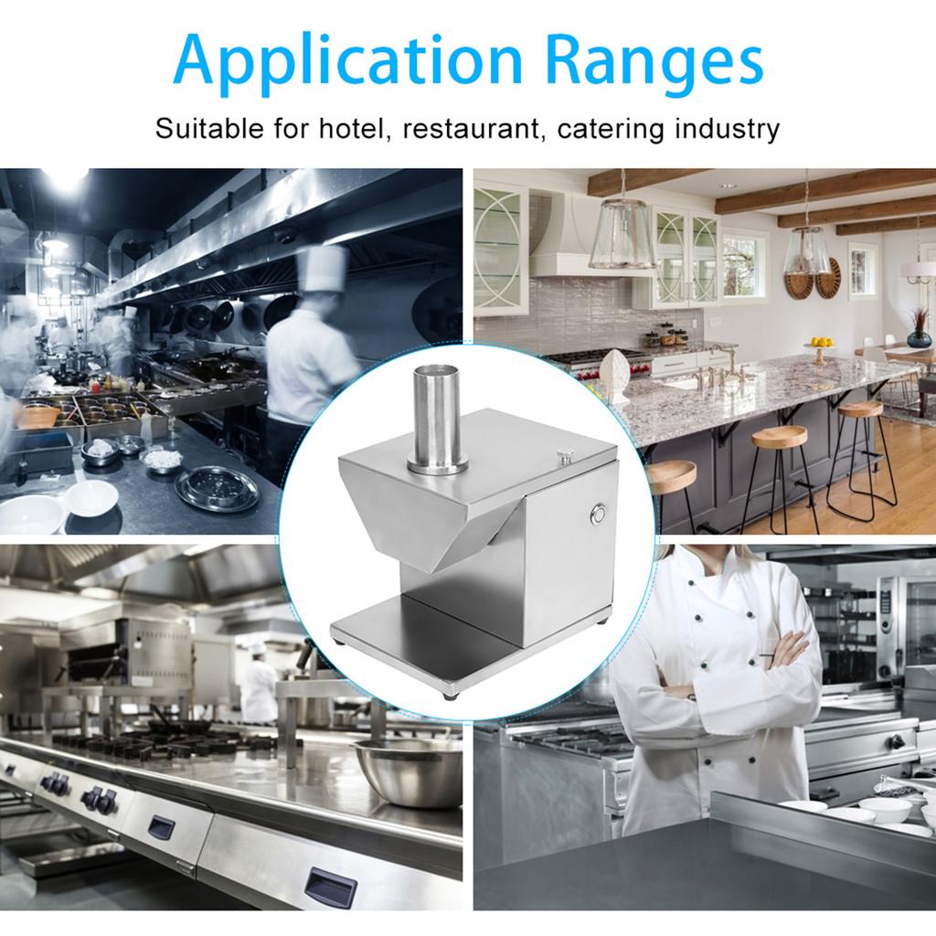 Electric Stainless Steel Adjustable Sausage Cutter Cutting Machine Kitchen Tool