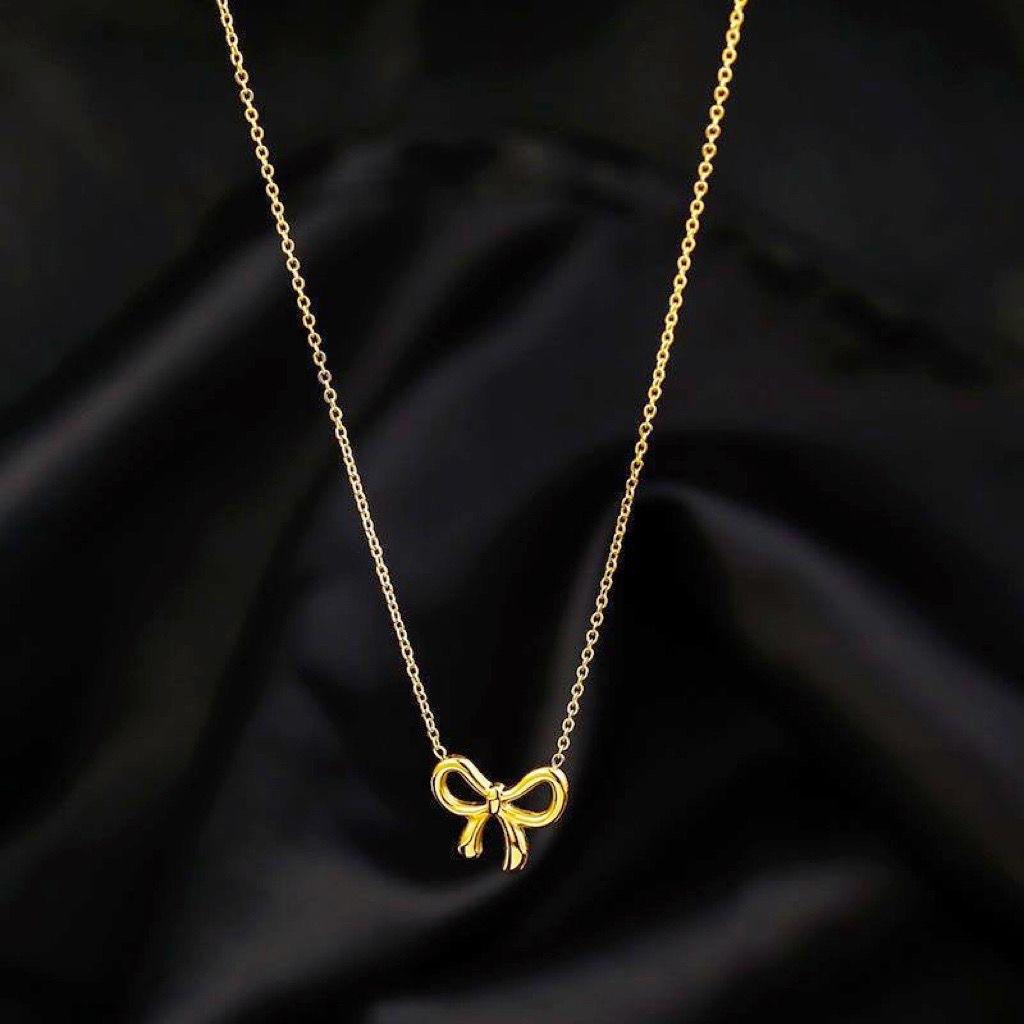 Sweet Princess Titanium Steel Bead Necklace: Fashionable and Versatile Jewelry for Women