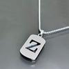 Simple Titanium Steel 26-Letter Necklace for Men and Women - Trendy Minimalist Design