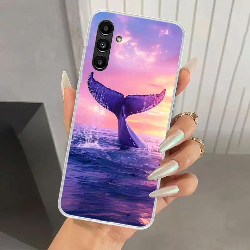 Humpback Whale Sea Giant Phone Case for Samsung Galaxy A17 A16 A37 A26 A36 A57 A56 A15 A25 A35 A55 A14 A24 A34 A54 A13 A23 A33 A