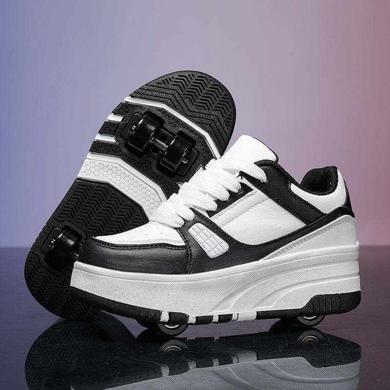 Rullskridskor Barn Sneakers Med Hjul Barn Rullskridskor Mode Utomhussportskor Flickor Pojkar Presenter Till Barn