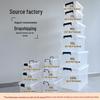 Clear Plastic Storage Organizer with Lid - Portable Handheld Box for Desktop & Toy Organization