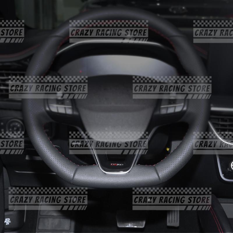 Auto Styling 3D Metal GT Line Emblem Steering Wheel Center Console Car Interior Sticker For b444 308 306 208 508 3008 4008 444b
