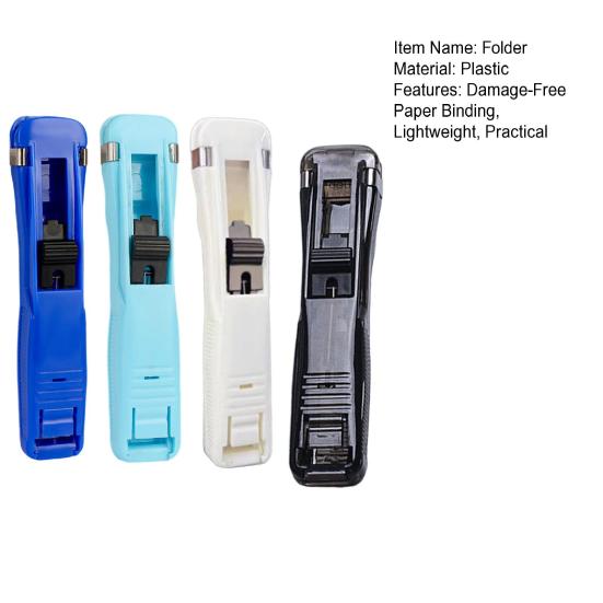 Yousheng Paper Binder Push Clip Refills, Reusable Stainless Steel Binding Clips for Office File Organization, Long Tail Document Clips for