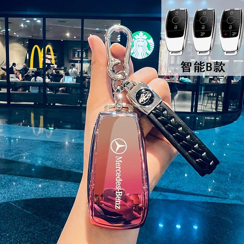 RPO5   TPU Key Fob Cover For Mercedes Benz A B C E S Class W204 W205 W212 W213 W176 GLC MAYBACH Keyless Soft Case