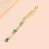 Dreadlock Beading Jewelry Ethnic Anti-slip Individual Natural Stone Vintage Style Hair Decoration Alloy Twirled Braided Hair Headgear Hair Accessory