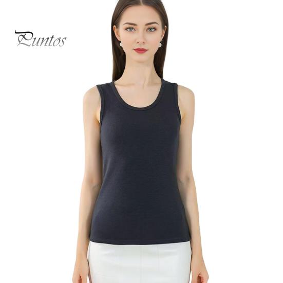 

Зимний женский терможилет, бесшовный, бархатный, с быстрой фиксацией температуры, с круглым вырезом, облегающий, эластичный, без рукавов, внутренняя одежда, майка 4XL