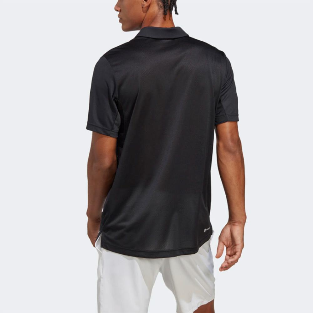 Adidas Polo Shirt With Collar For Golf Men Tops Black HS9045