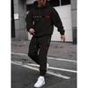 2025 Herren Logo-Print Kapuzenpullover & Jogginghosen Set