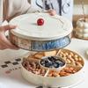 ABS Elegant Fruit Plate With Lid Dustproof And Moisture-proof Kitchen Accessory Kitchen Fruit Bowls