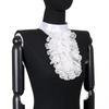 Ruffle Lace Neck Tie Shirt Front Detachable False Collar Necktie Stage Performance Party Multi-Layer Neckwear Neck Collar