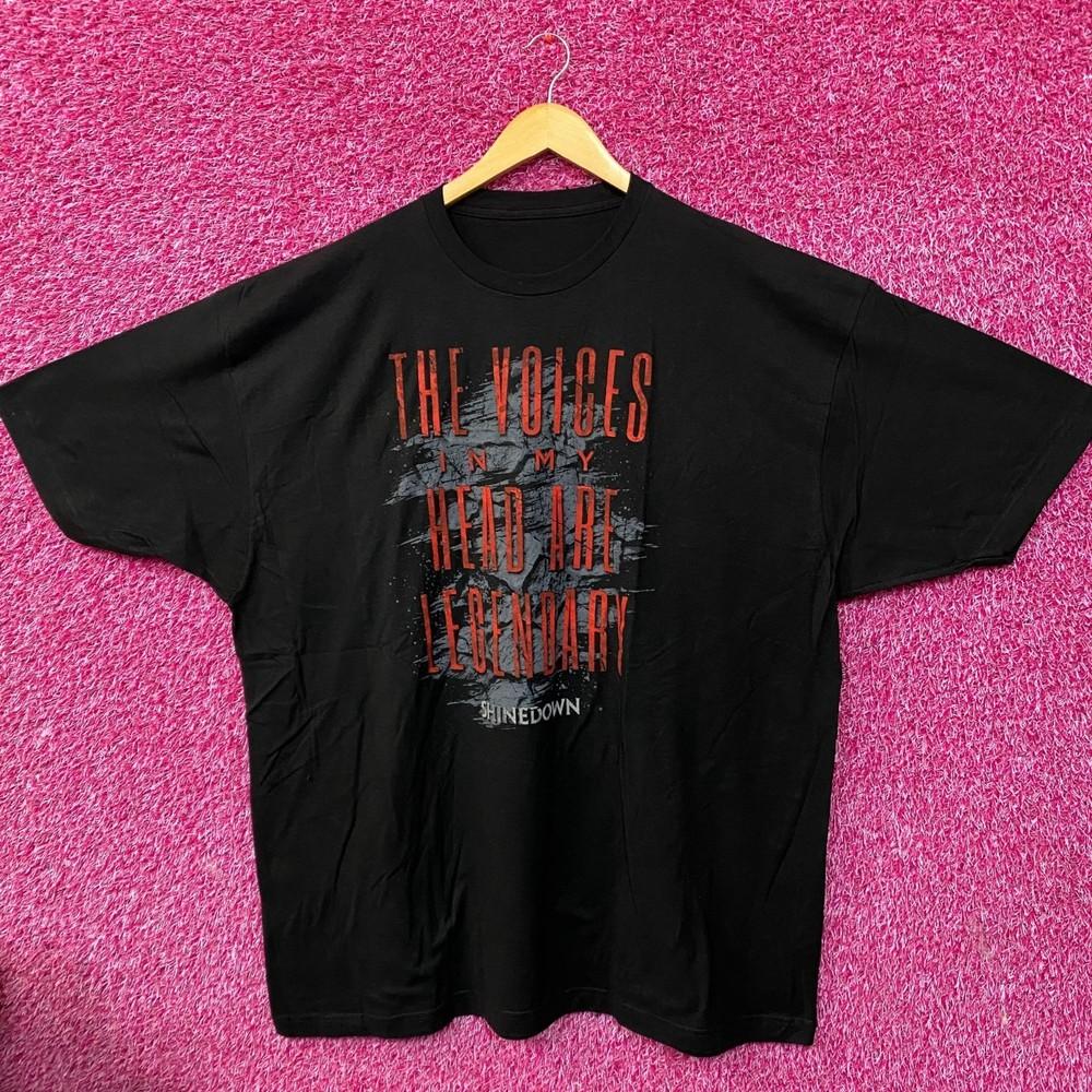 

Shinedown Attention Attention The Voices in My Head Are Legendary Band TShirt 3 Unisex T-Shirt S