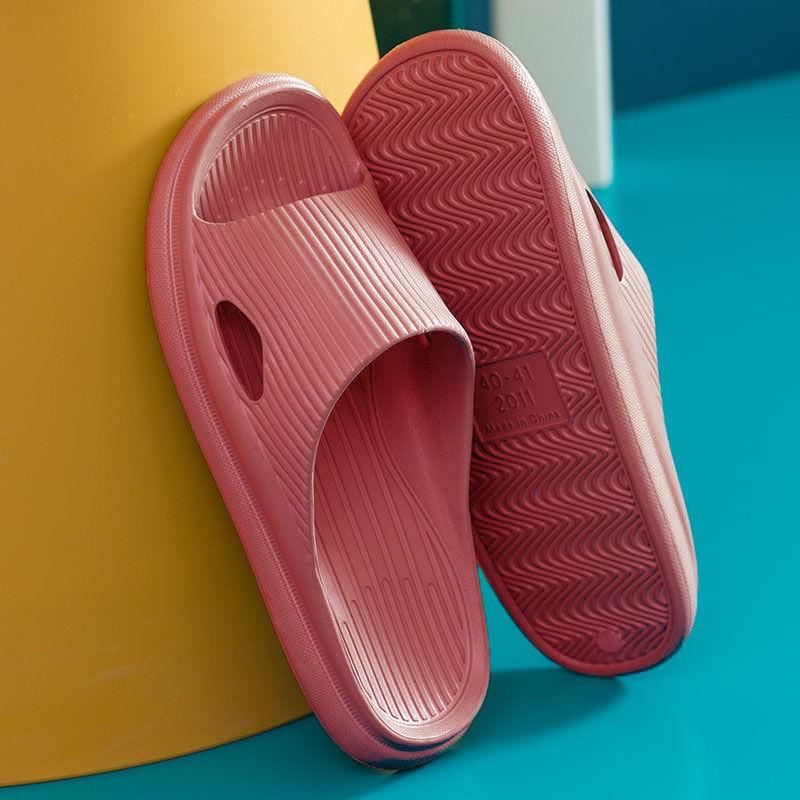 Summer stepping on shit slippers women's new eva indoor home couple non-slip bathroom massage cool slippers men