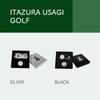 ITAZURA USAGI Golf Golf Marker Green Fork with Competition Prize Box & (Silver)