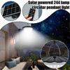Lampe Solaire LED Lumière Solaire Extérieure Lustre Éclairage Suspendu de Jardin