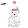 Reusable Boba Tea Cup 600ML Bear Glass Tumbler with Lid & Straw 20oz Borosilicate Drinking for Iced Coffee Tea Milk Gift Women Girls