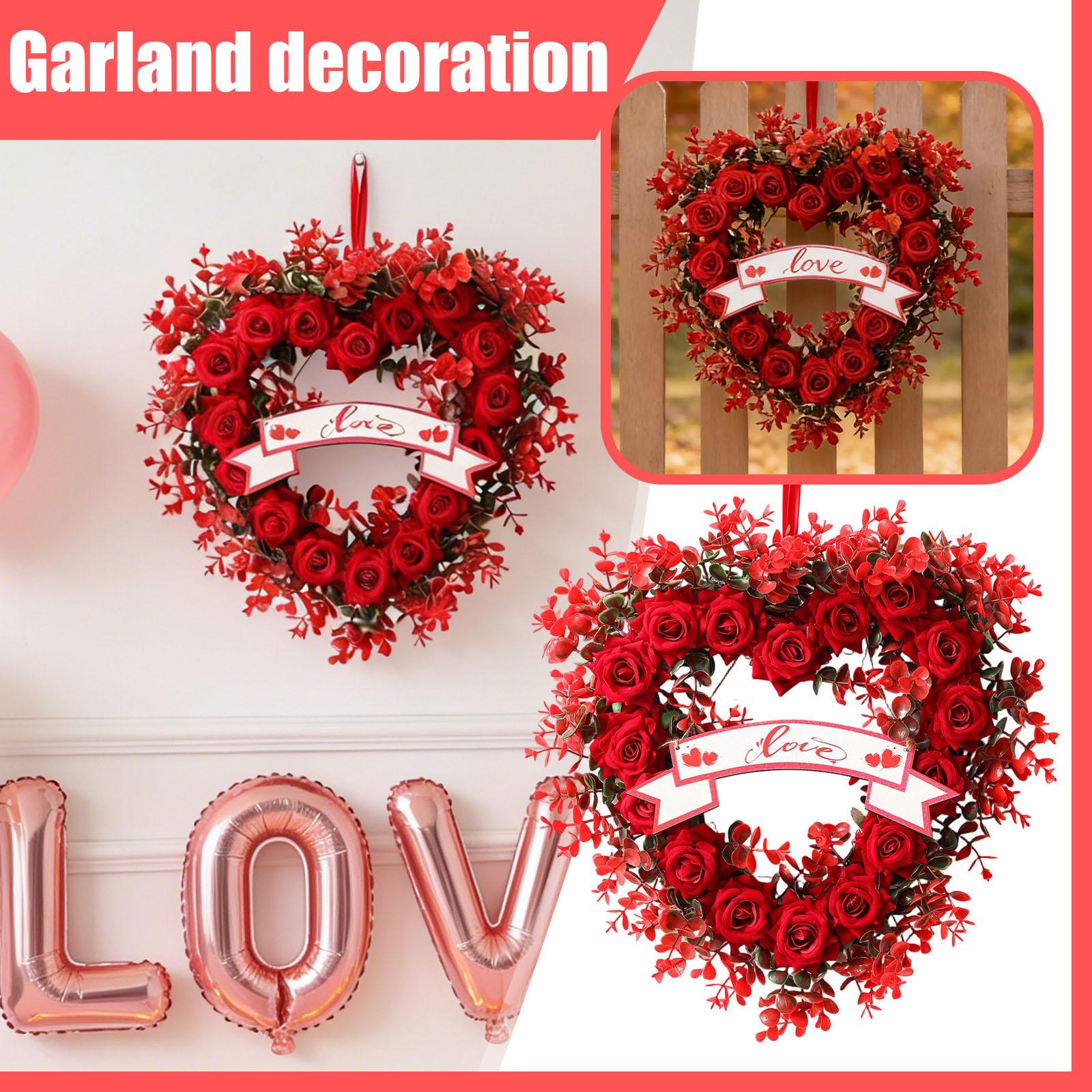 

Roses Beautifully Decorate Garlands And Are Suitable For Porch Decoration One Size