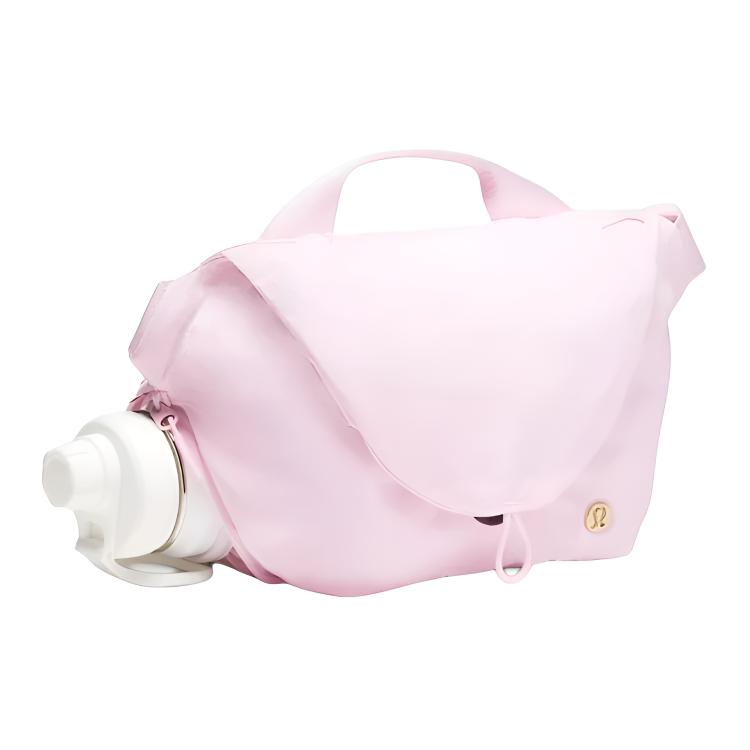 Lululemon Curved 3L Brand Logo Nylon Waist Bag Women Bags Joy-Pink LU9BSJS-035486