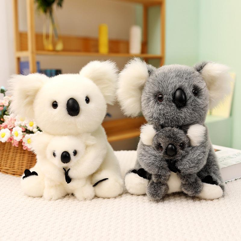 Cute Cute Mother and Son Koala Doll Plush Toy Koala Bear Doll Children Accompany Soothing Pillow Rag Doll