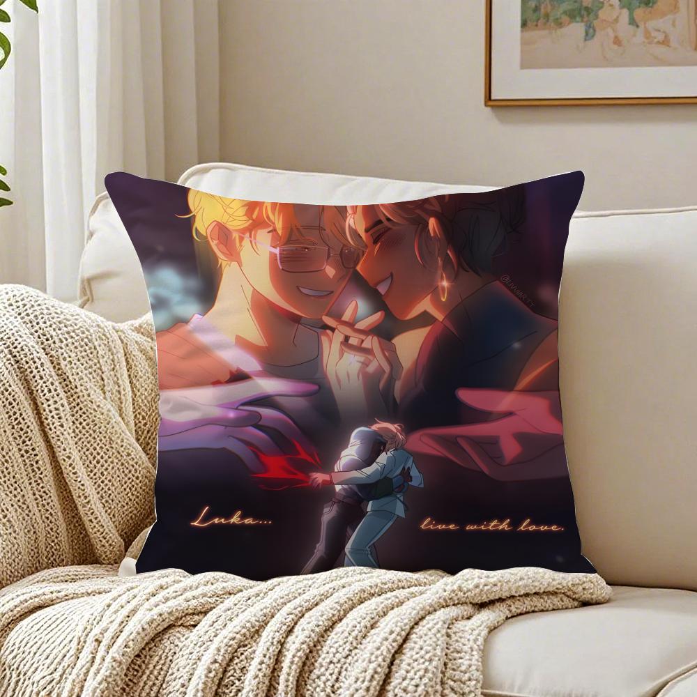 Futuristic Musical Korean Anime AAlien Stage Cushion Cover Pillowcase Antidustmite living Room Sofa Decor Cushion Room