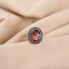 Natural Rhodolite Gemstone 925 Sterling Silver Jewelry Ring For Bridesmaid Gift RR-62-15