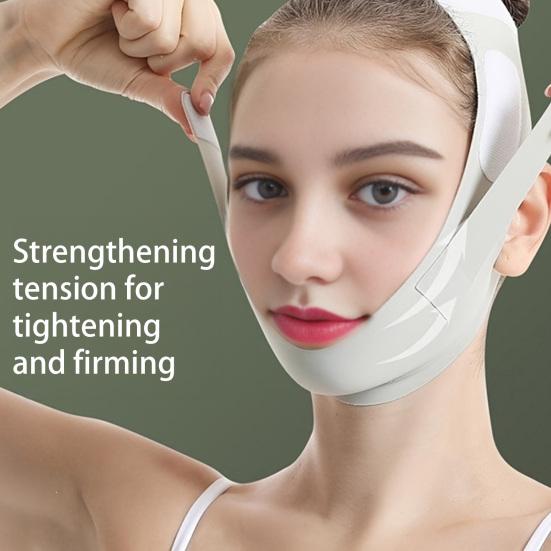 V Line Lifting Masque for Sleeping Adjustable Chin Strap Jawline Shaper Facial Slimming Double Chin Reducer for Women