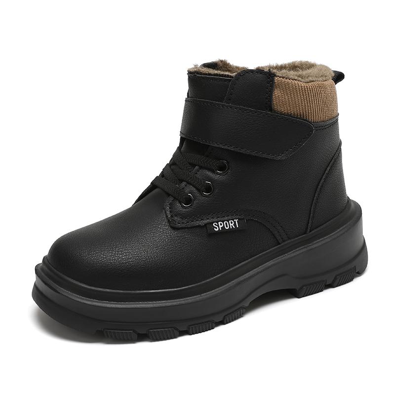 Kid's Winter Boots  Plus Velvet Plus Cotton Snow Boots Outdoor High Warm Girls Winter Boots  Kids Winter Boots