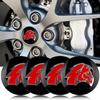 56MM 4Pcs Car Wheel Center Hub Cap For Dodge Durango Caliber Dakota Neon SXT Nitro Ram1500 Viper Badge Covers Sticker Accessorie