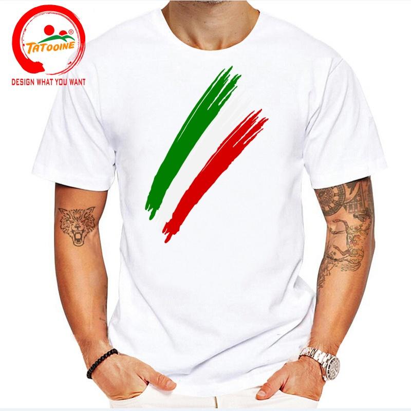 Funny Design Italia Italian Italy Flag Sred Doublet Unisex Fashion Trendy Casual Clothing Stylish Tops Tee Shirt Leisure Tshirt Me