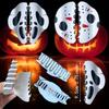 Ghost Face Halloween Claw Clips Spooky Smiley Mask Halloween Hair Accessories 3D Ghost Hair Clips Unique Fun Hair Clips