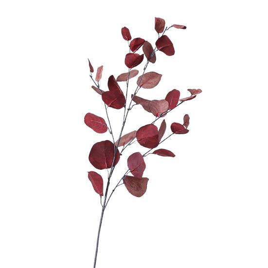 Umělé květy eukalyptu Dekorativní svatební výzdoba Umělý hedvábný květ DIY věnec Imitace rostlin Listy pro zahradu