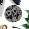 overlock 1pc Mouse Pad Keyboard Mouse Pad Computer Laptop Pad Desk accessories office Pad Game Console Pad Skeleton Skull